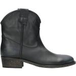 Svarta Ankle-boots från VIA ROMA i storlek 15 med rundad tå i Läder för Damer 
