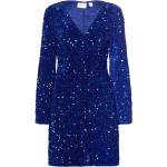 Blåa Korta klänningar med glitter från Vila i Storlek XS för Damer 