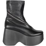 Svarta Ankle-boots från Vic Matie på rea med Kilklack för Damer 