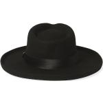 Svarta Fedora hattar från Brixton i Storlek XS i Filt 