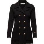Victoria Jacket Designers Double Breasted Blazers Black BUSNEL