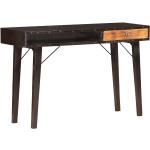 Vintage Svarta Avlastningsbord från VidaXL i Återvunnet trä 
