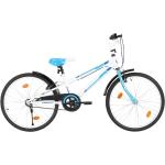 Blåa Cyklar från VidaXL i 24 tum i Metall för Barn 