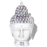 vidaXL Buddhahuvud-dekoration aluminium silver