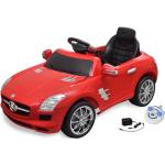 vidaXL Elbil för barn Mercedes Benz SLS AMG med fjärrkontroll röd 6 V