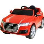 vidaXL Elektrisk åkbil Audi Q7 röd 6 V