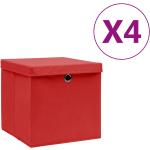 Röda Förvaringslådor från VidaXL 