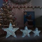 Silvriga Julstjärnor från VidaXL 