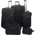 Svarta Mjuka resväskor från VidaXL 5 delar i Polyester 