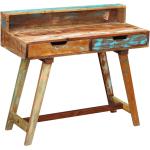Vintage Skrivbord med lådor från VidaXL i Återvunnet trä 
