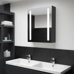 Moderna Antracit-grå Spegelskåp från VidaXL med belysning 