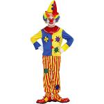 Flerfärgade Clowndräkter för barn från Widmann 