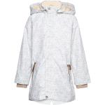 Vikaya Fleece Lined Printed Spring Jacket. Grs Parka Jacka Grey Mini A Ture