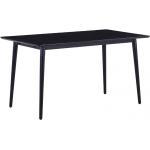 Svarta Matbord från Skånska Möbelhuset i Melaminplast 