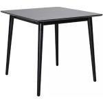 Svarta Kvadratiska matbord från Skånska Möbelhuset i Melaminplast 
