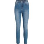 Hållbara Blåa High waisted jeans från Vila på rea i Storlek XS i Denim för Damer 