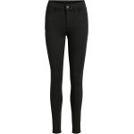 Svarta Slim fit jeans från Vila i Storlek XL i Denim för Damer 