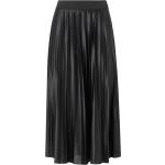 Knälånga Svarta Plisserade kjolar från Vila i Storlek 3 XL för Damer 