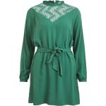 Gröna Långärmade Spetsklänningar från Vila på rea i Storlek L för Damer 