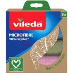 Vileda Vileda Mikrofiberduk 100% återvunnet material, 3-pack 4023103228634 Replace: N/A