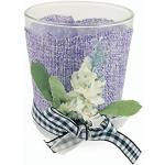 Lavendelfärgade Värmeljushållare i Glas 