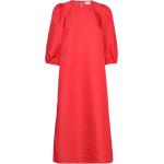 Knälånga Röda Knälånga klänningar från Vila i Storlek XS för Damer 