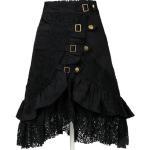 Steampunk Svarta A-linje kjolar i Storlek 3 XL i Syntet för Damer 