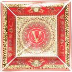 Röda Fyrkantiga tallrikar från Versace i Keramik 