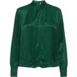 Gröna Långärmade Långärmade blusar från Tommy Hilfiger i Storlek XS för Damer 