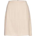 Korta Beige Minikjolar från Calvin Klein i Storlek S i Twill för Damer 