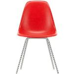 Vitra Eames Fiberglass Chair DSX Classic Red Chrome