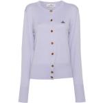 Lavendelfärgade Stickade tröjor från Vivienne Westwood i Bomull för Damer 