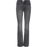 Gråa Flare jeans från Vero Moda i Storlek S 