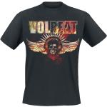 Volbeat T-shirt - Burning Skullwing - S 4XL - för Herr - svart