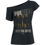 Svarta Volbeat Band t-shirts i Storlek L i Bomull för Damer 