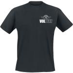 Svarta Volbeat T-shirts med tryck i Storlek S i Bomull för Herrar 