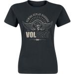 Svarta Volbeat T-shirts stora storlekar i Storlek 3 XL i Bomull för Damer 