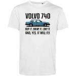 Vita Volvo T-shirts för Herrar 