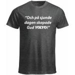 Mörkgråa Volvo T-shirts för Herrar 