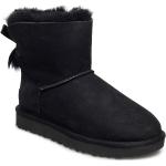 W Mini Bailey Bow Ii Shoes Boots Ankle Boots Ankle Boots Flat Heel Black UGG