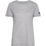 W The Essential Tee Sport T-shirts & Tops Short-sleeved Grey Super.natural
