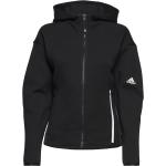 Svarta Tränings hoodies från adidas Sportswear i Storlek XXS 