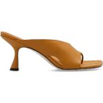 Bruna Slip in-sandaler från WANDLER på rea med Fyrkantig tå med Klackhöjd till 3cm i Lammläder för Damer 
