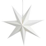 Vita Julstjärnor hängande från Watt & Veke i Papper 