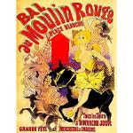 Wee Blue Coo Vintage annons Moulin Rouge dansare k