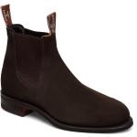 Chokladbruna Chelsea-boots från R. M. Williams i storlek 35 i Mocka 