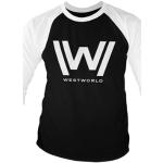 Westworld Logo Baseball 3/4 Sleeve Tee, Long Sleeve T-Shirt