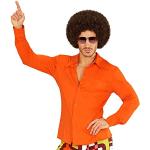 Retro Orange 70-tals maskeradkläder från Widmann i Storlek XL i Polyester för Herrar 