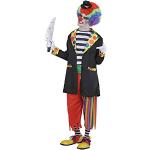 Widmann - Vuxendräkt skräck clown, jacka med skjor