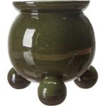 Gröna Blomkrukor från Wikholm Form med diameter 20cm - 18 cm 
